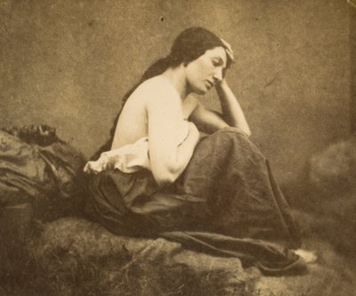 Female Portrait by Eugène Durieu